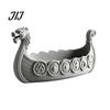 Resin Entryway Key Tray Dragon Boat Storage Case, Decorative Space Saving Desktop Jewelry Bowl Organizer, Matte Finish Sculpture for Home Office