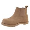 Coarse Heel Short Boots Women's Spring Frosted Leather Chimney Children's New Heightening Chelsea Boots Retro Inner Thick-soled Martin Boots