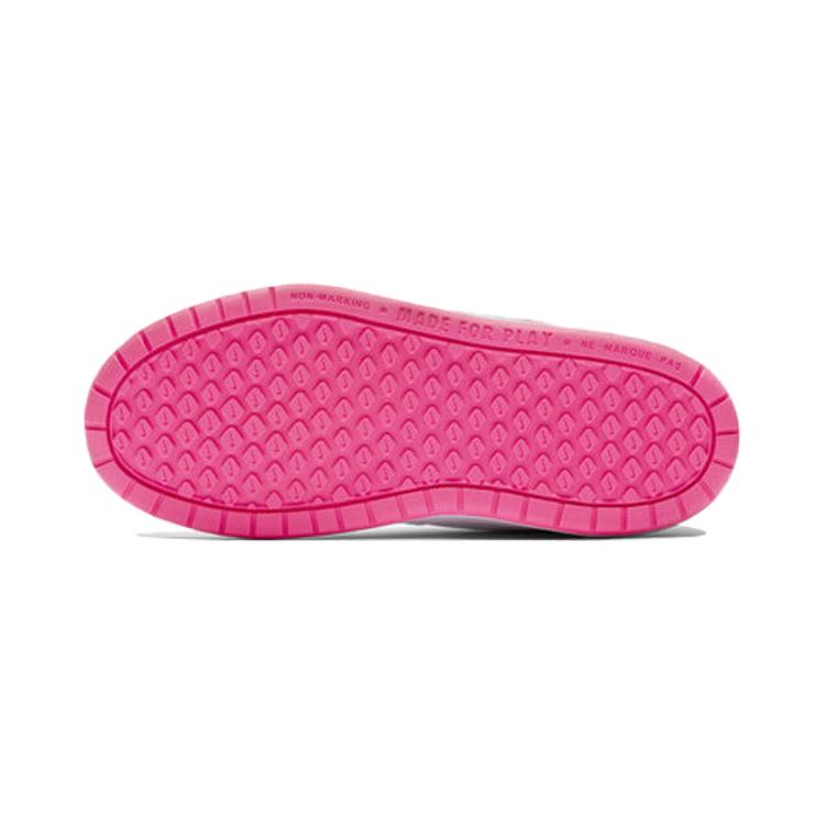 Nike Pico Vintage Slip Resistant Cushioning Low Top Sports Casual Shoes White Pink Children Aged 3 7 Years Old AR4161-102
