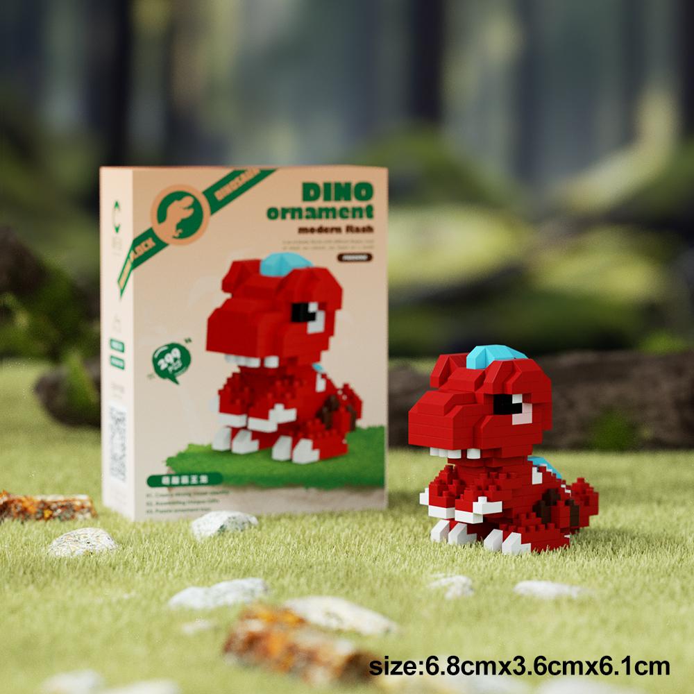 

Dinosaur Micro Building Blocks Educational Construction Set DIY Block Assembling Home Decoration Toys Christmas Gifts for Kids