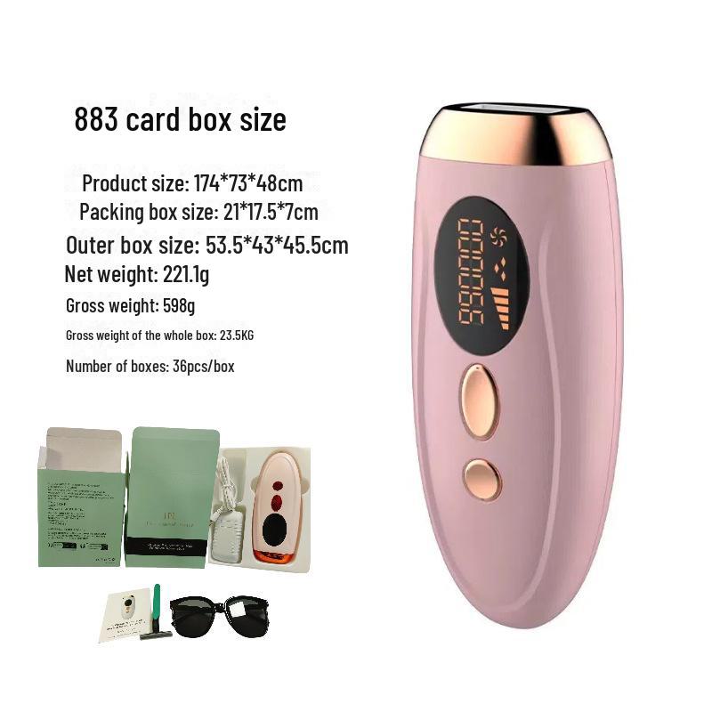 IPL Laser Hair Removal and Photorejuvenation Device - Portable, Painless Hair Removal System