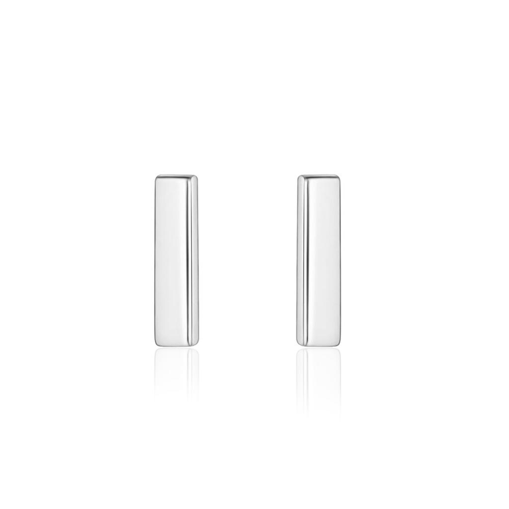 925 Sterling Silver Bar Stud Earring