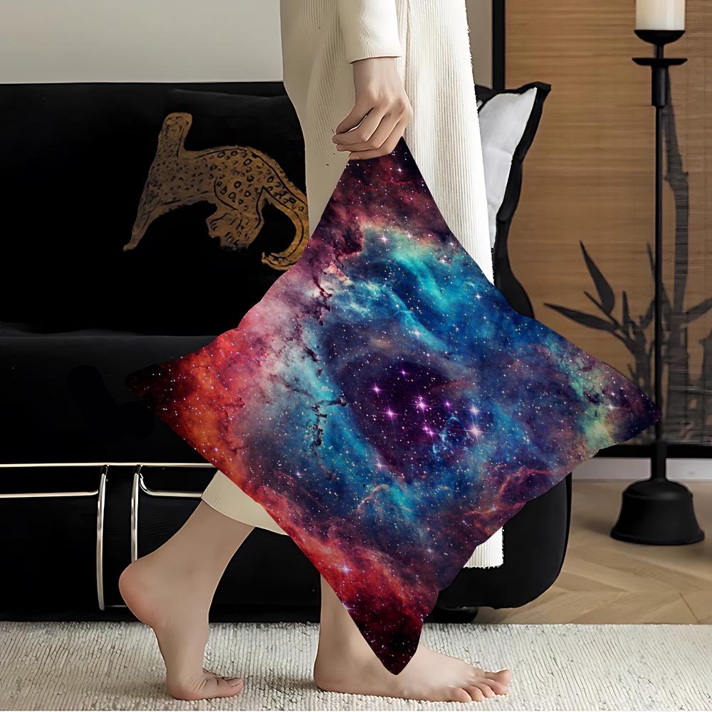 Cosmic Galaxy Decorative Room Aesthetics Pillow Case Home Decor Bedroom Sofa Bed Couch Pillow Cover 45x45
