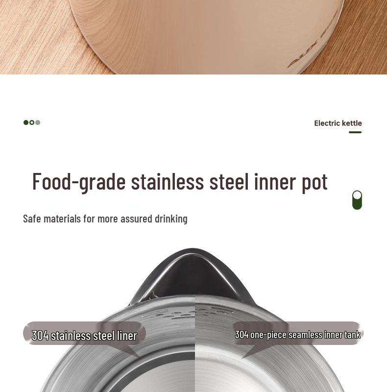 AUX Tragbarer Wasserkocher: Kompakter, vollautomatischer, temperaturkontrollierter Isolierkessel für den Gebrauch im Wohnheim