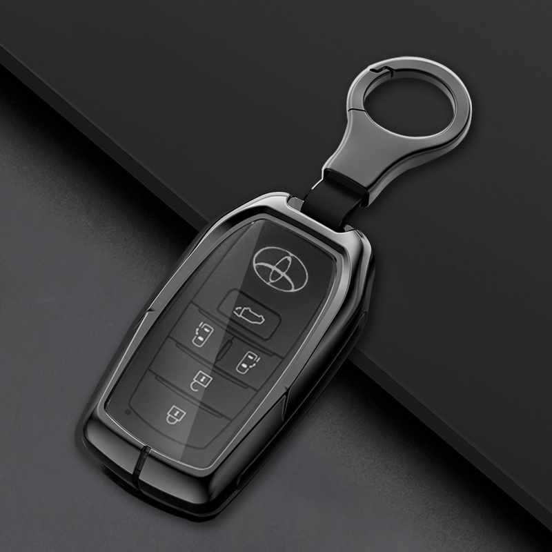 Toyota Sienna 5-Button Key Fob Metal Protective Case for Men