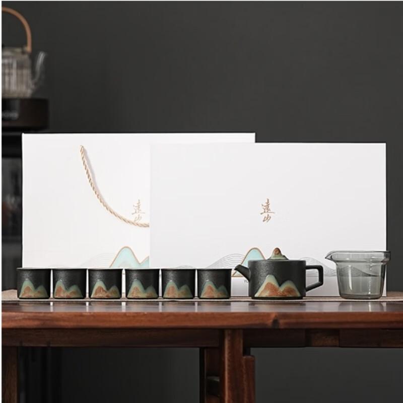 

Wushiyuan Guanshan Enamel Tea Set