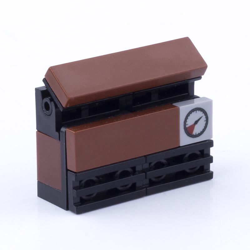 MOC City House Building Block Kitchen Office Bedroom Piano Bed Sofa icebox Lamp Bookshelf Fish Tank Bricks Set Toys