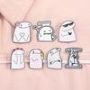 Spanish Cartoon Character Flork Enamel Pins No Me Ofrezcan No Tengo Autocontrol Brooches Lapel Badge Jewelry Gifts for Friends