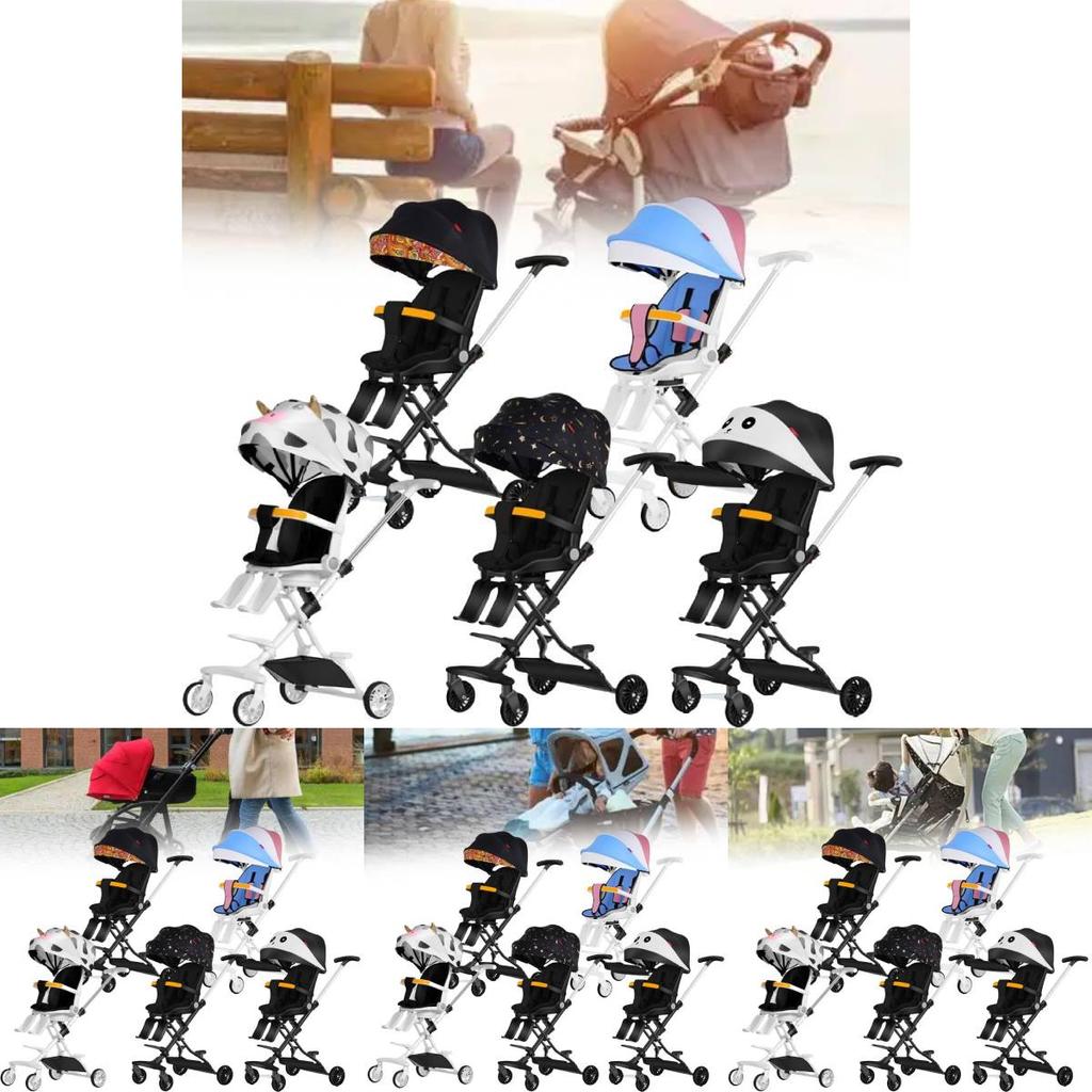 Innovative Compact Baby Stroller With Easy Folding Mechanism And Multi-functional Seat Options
