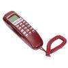 KXT333CID Corded Wall Phone Multifunction Retro Wall Mountable Telephone with LCD Display for Hotel Home Office