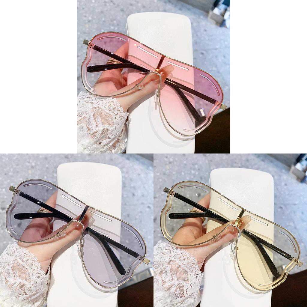 Geometric Metal Sunglasses With Uv400 Protection For Fashionable Outings And Parties