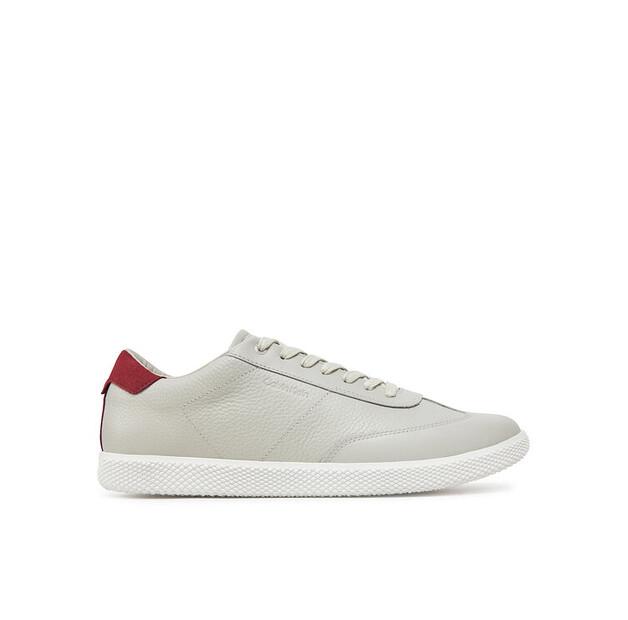 Men's Sneakers Calvin Klein Low Top Lace Up Tmbl Lth Hm0hm01803 Beige