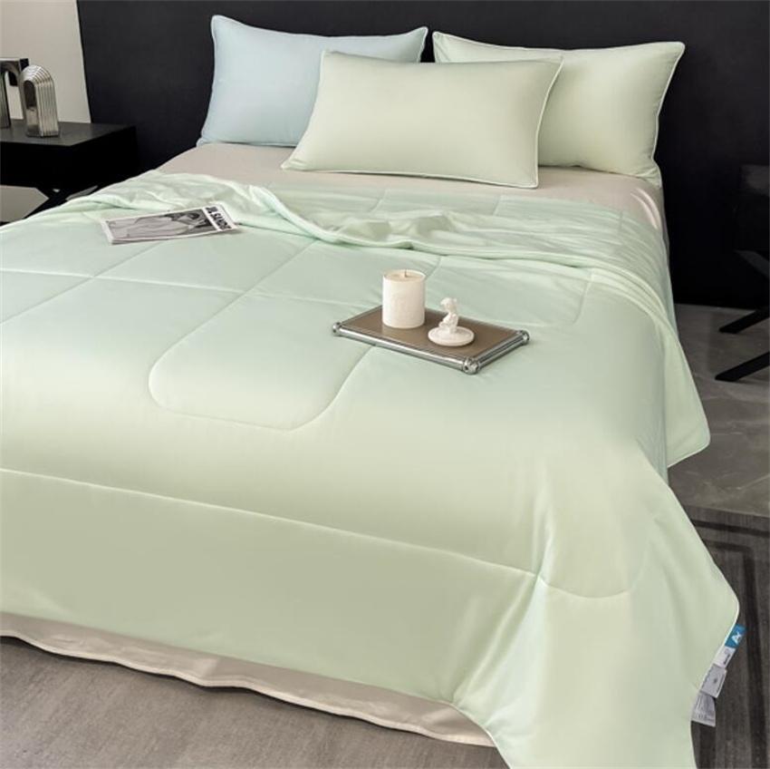 

Высококачественное охлаждающее одеяло, Легкое гладкое одеяло для кондиционера, Летнее одеяло, Пушистое мягкое одеяло из ткани с холодком 150x200cm