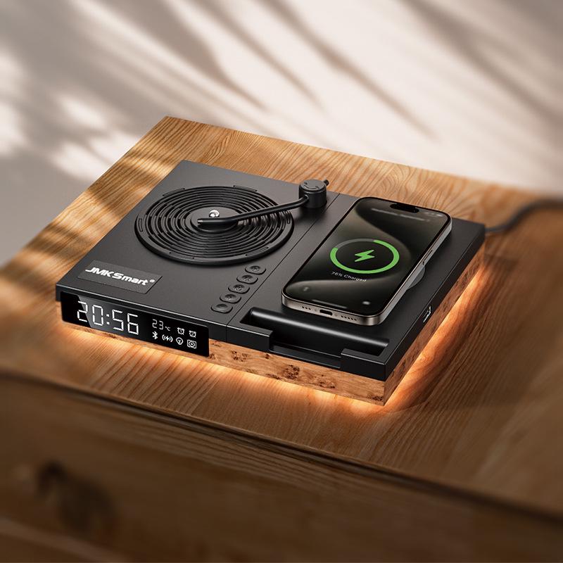 

2025 Беспроводная зарядка Bluetooth Hi-Fi Стерео Мини-динамик