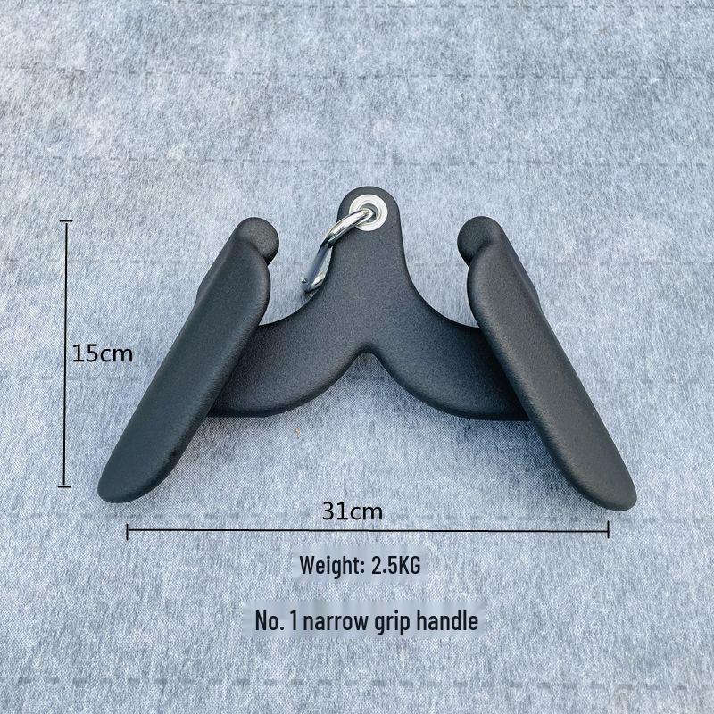 V-образная рукоятка для тяги верхнего блока для силовой рамы – Компактное крепление-тренажер для спины с удобным хватом