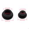 3 Pieces Tailgate Plugs Repair Parts Spare Tire Carrier Delete Rubber for jk Models Black Easy to