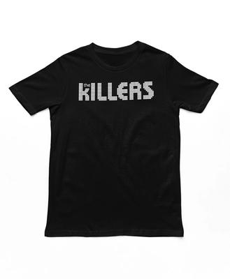The Killers Logo Classico Maglietta Uomo Musica Concerto Classico Band Rock T-shirt Nera