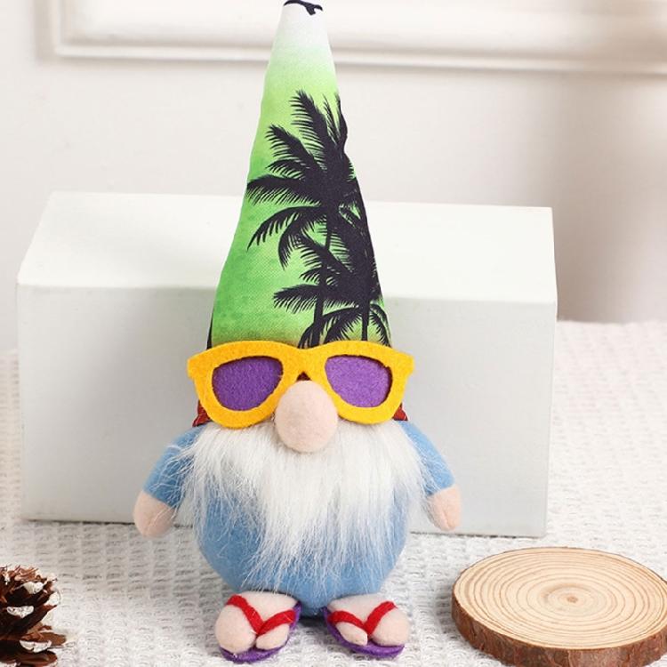 Hawaii Gnome Doll for Farmhouses Tiered Tray Decors Shelf Tomtes Swedish Nisse