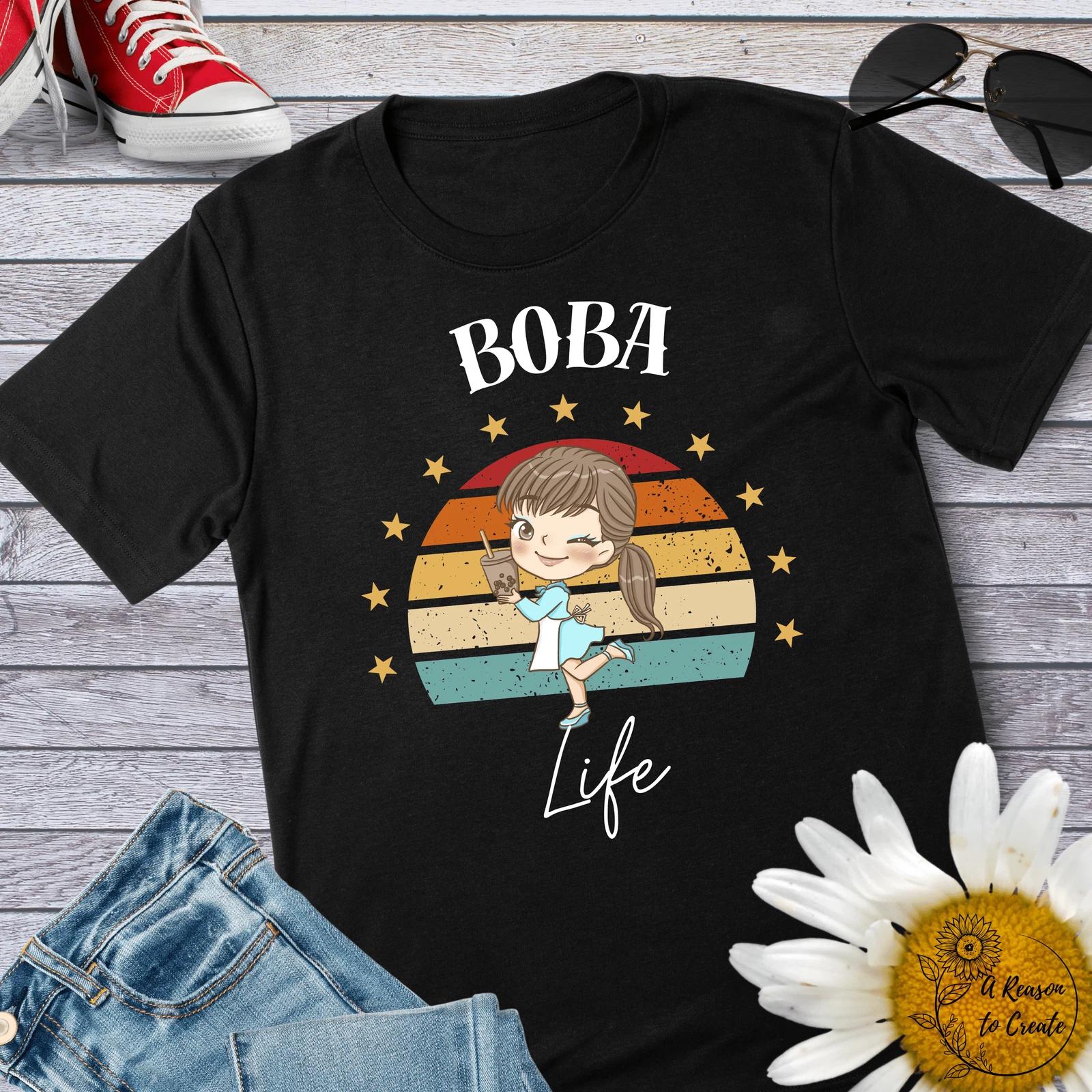 

Boba Life T shirt, Cute Drink Tee, Unisex Graphic Shirt, Bubble Tea 2XL