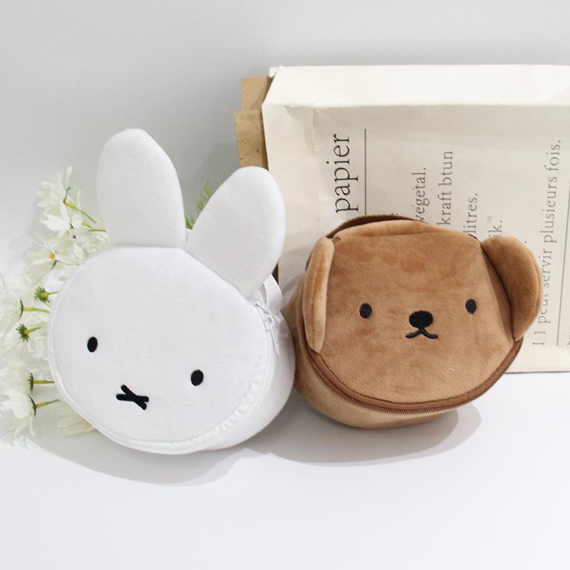 Cartoon Miffy Cosmetic Bags Kawaii Anime Handheld Collision Avoidance Camera Multi Functional Sundries Cartoon Storage Bag Gifts