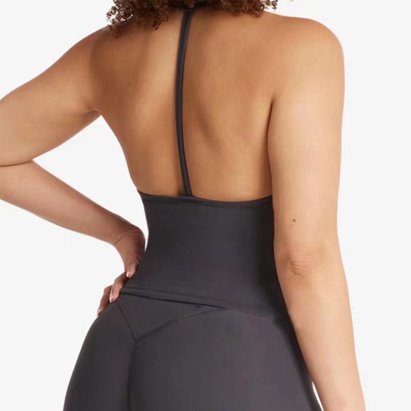 Y-Shaped Back U-Neck Slimming Yoga Sports Bra - Breathable Women's Activewear Top