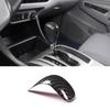 Schwarze ABS Kohlefaser Schalthebelkopf Abdeckung für Tacoma 11-15