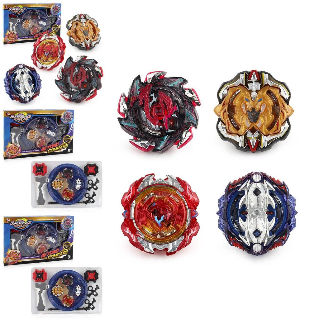 Xd168-10 Alloy Battle Gyro Toy Set With Four-in-one Competitive Design For Kids