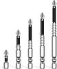 K5 Anti-Slip Screwdriver Bit S2 Strong Magnetic 5a Black Anti-Slip Phillips Head Bit For Electric Drills And Screwdrivers With High Hardness-50L