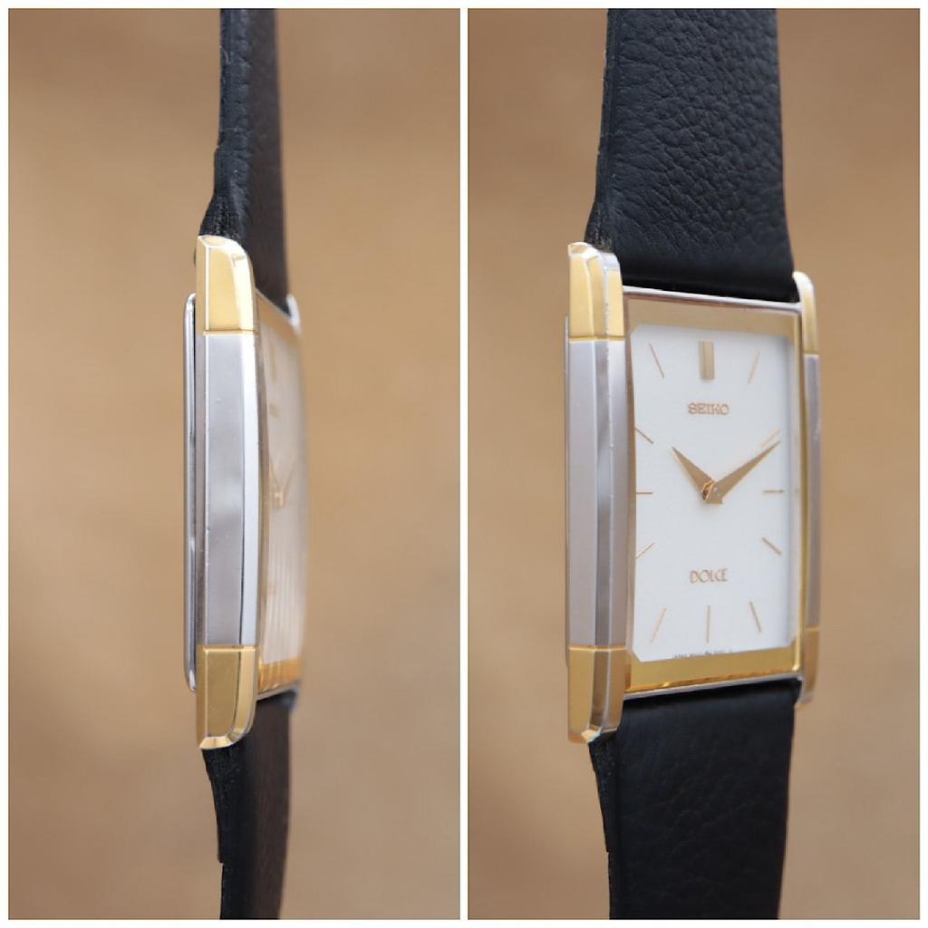 SEIKO Dolce DOLCE Quartz Watch 25mm 1991 Model Battery Basic Cleaning Completed CH384 8N40-5030 Men's Replaced, [6-Month Warranty]