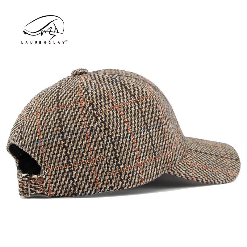 Autumn New Hat Women's Hardtop Baseball Cap Outdoor Plaid Cap Sun Protection Visor Male Trend