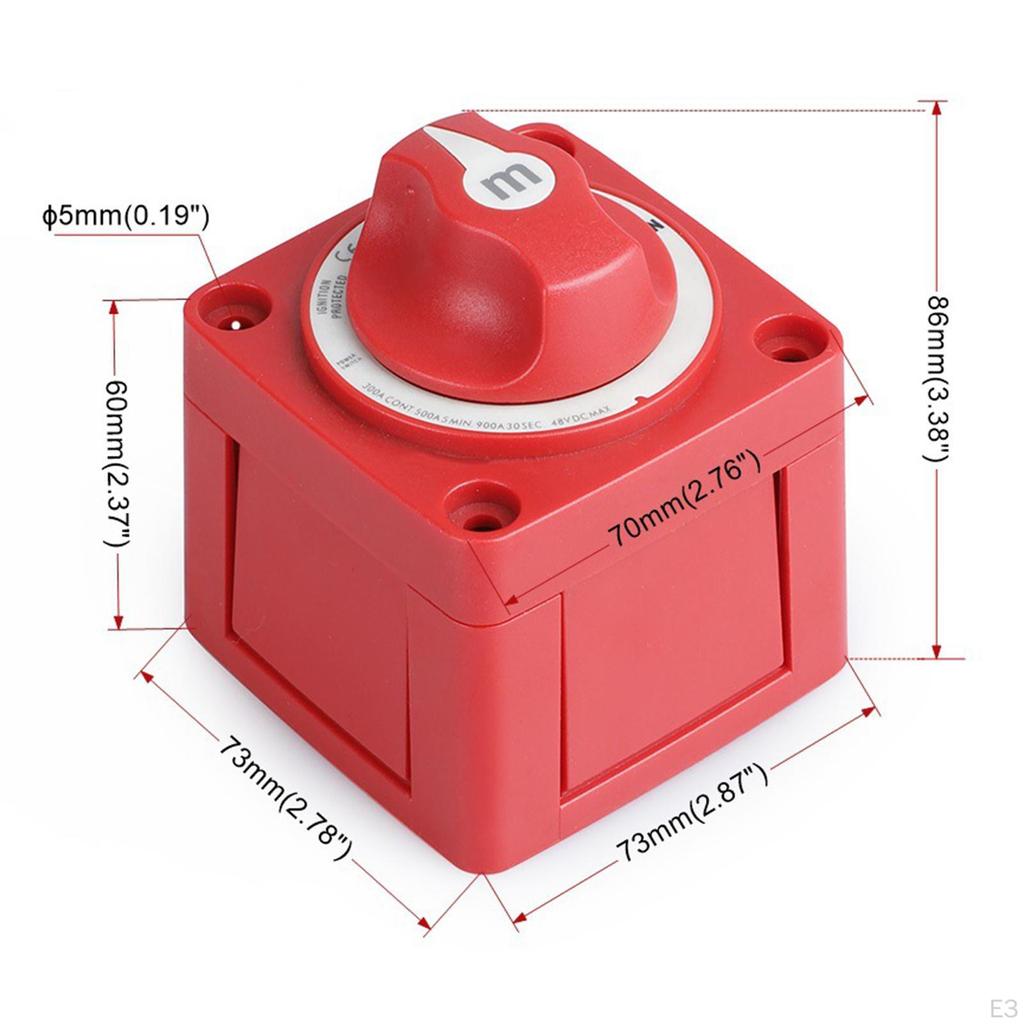 6006 Marine Mini Selector Electrical Battery Switch M SERIES on/0A