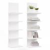 Hanging Bookcase R5P 5 Shelves for Books for Office, Living Room, Children's Room WHITE