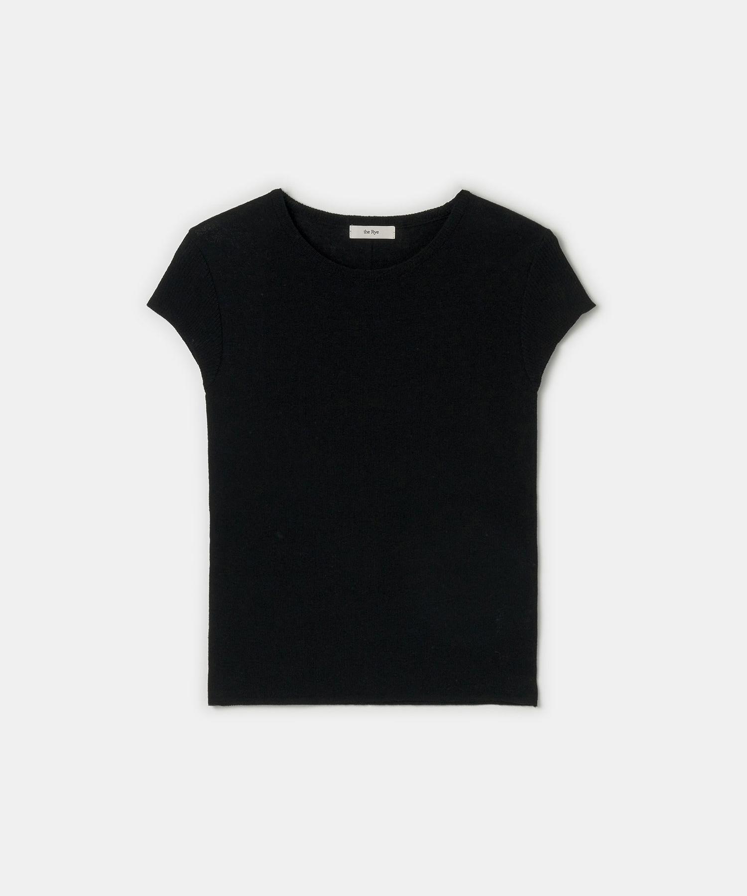 The Rye Cap Sleeve Knit(Black) Black/Free
