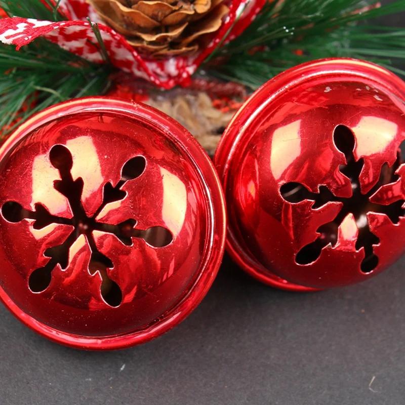 Christmas Decorations Five Pointed Star Bell Accessories Pendant Diy Christmas Tree Decorations Bow Knot Bell Window Props