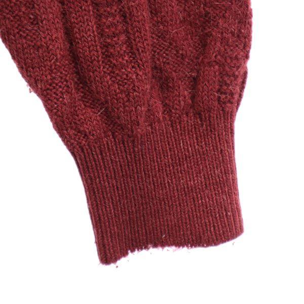 Yves Saint Laurent Wool Blend Long Sleeve Knit L Reddish Sweater Men's Used