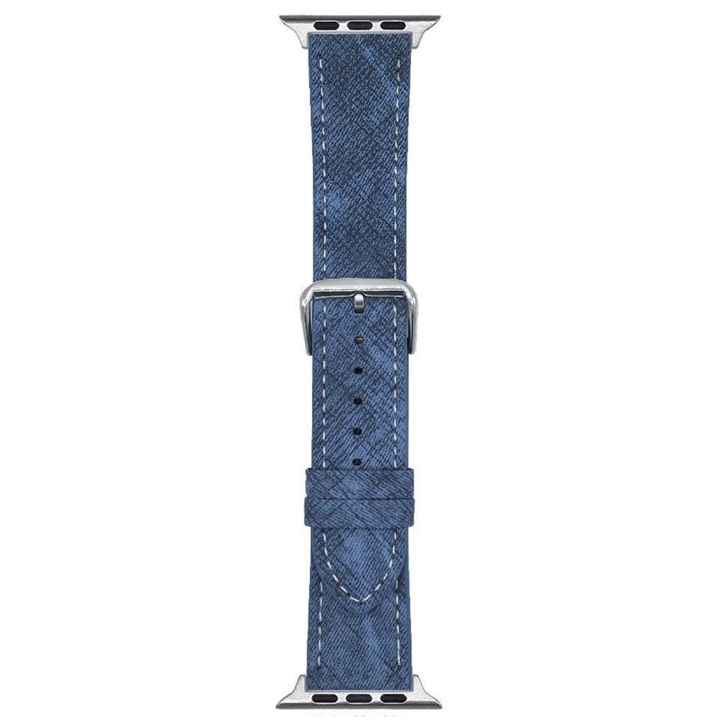 Watch Bands For Apple Watch Series 10 Ultra 9 8 7 SE 6 5 4 3 2 1 46mm 49mm 45mm 44mm 42mm Leather Wrist Strap with Steel Buckle