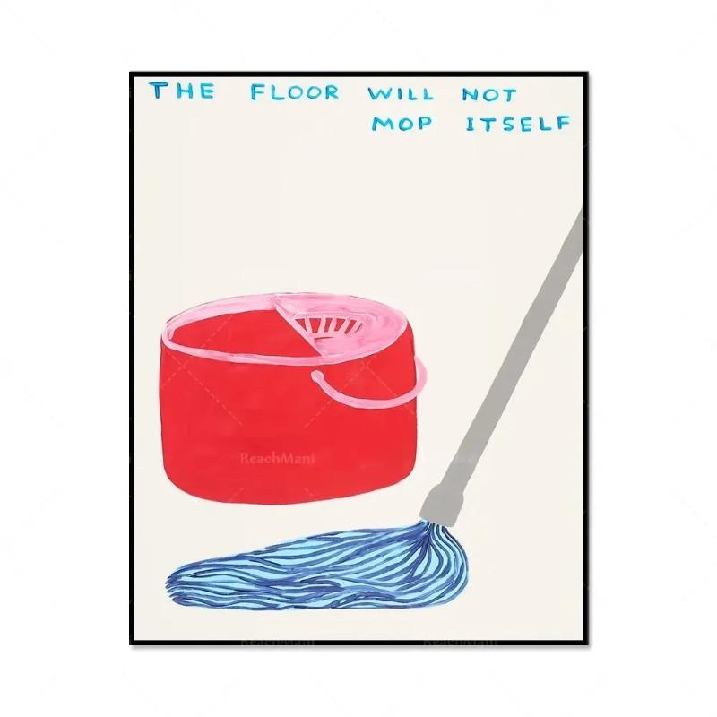 David Shrigley Contemporary Art Posters  Canvas Wall Art Prints for Living Room Bedroom Office  Perfect Home Decor