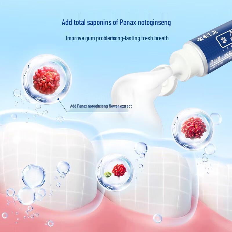 Sanqi Classic Mint Travel Toothpaste Set