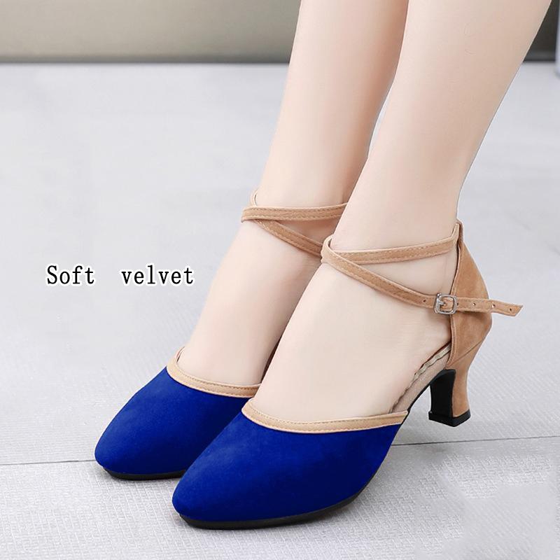 Middle Heel Dance Shoes Women's Modern Dance Shoes Latin Dance Shoes Adult Square Dance Shoes Social Dance Shoes