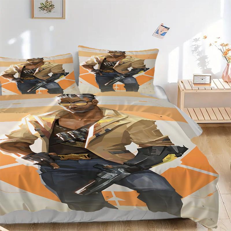 

3 шт. Комплект постельного белья VALORANTHome Decor - Идеально для спальни, гостевой комнаты, гостиной, отеля - Идеальный подарок для фанатов, путешественников, для повседневного использования1202117 135x200cm