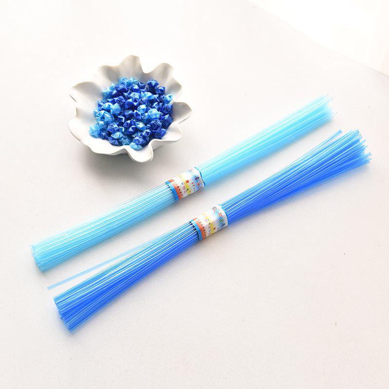 Pentagon Folded Star Tube - Lucky Star Straw Material Wishing Bottle Gift for Students
