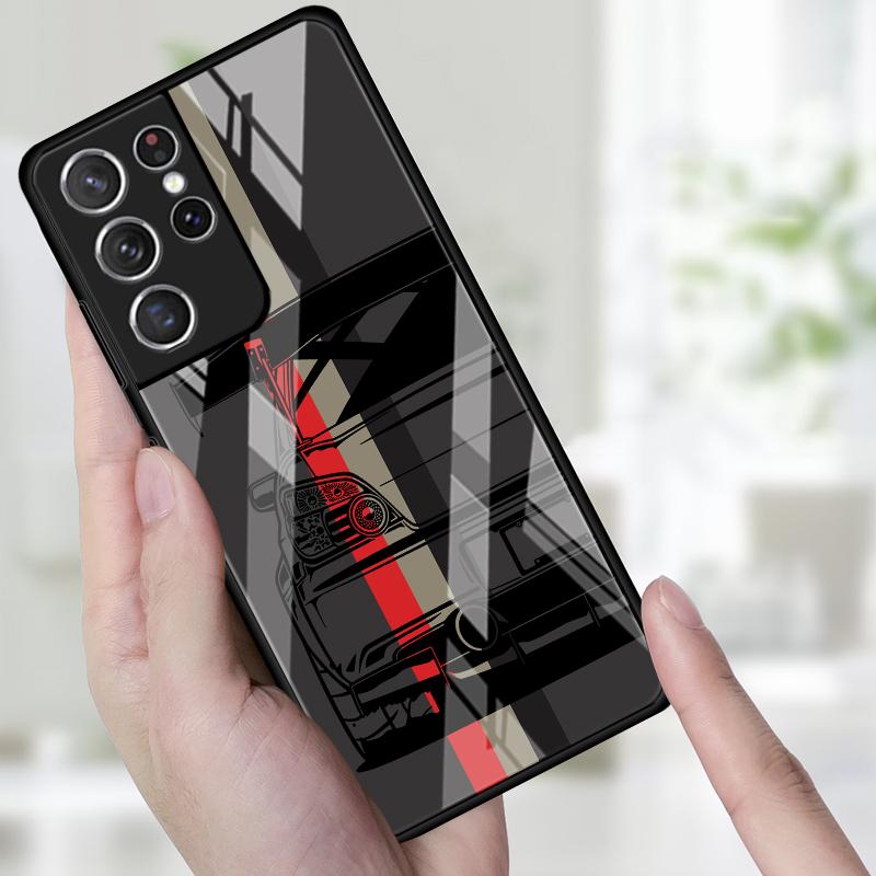 Phone Cover Case for Samsung Galaxy S25 S24 Ultra Note 10 20 8 9 S8 S20 FE S10 S23 Plus S22 S9 S21 Japanese Drift Car