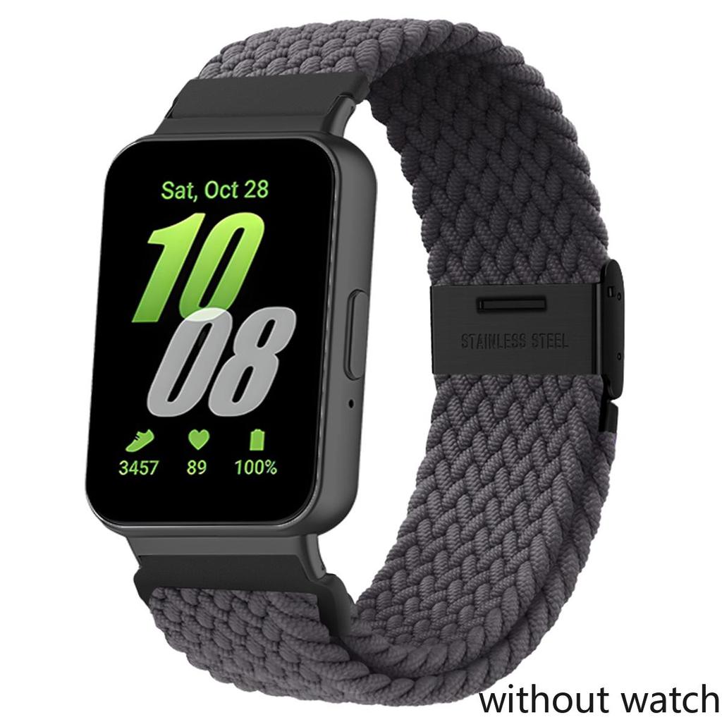 Braided Bands for Samsung Galaxy Fit 3 Sports Strap Adjustable Replacement Correa Nylon Bracelet for Samsung Galaxy Fit3 Band