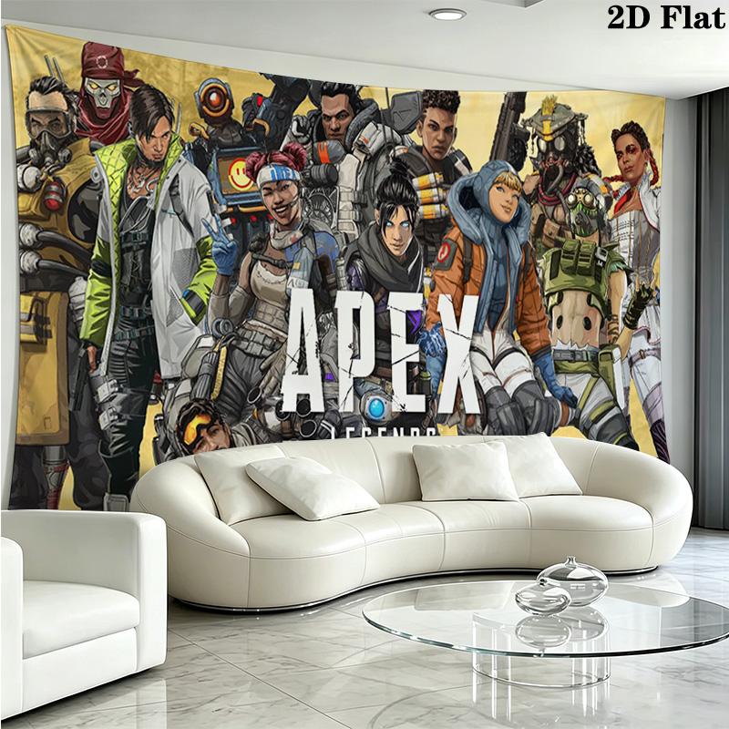 Apex Legends Wall Tapestry Aesthetic Wall Hanging Printed Fabric Blanket Decorative Tapestries for Bedroom Living Room Home Decor