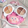 Gege Bear Fantasy Four-Color Eyeshadow Palette: High Pigmentation, Low Saturation, Easy Blend, Fine Powder.