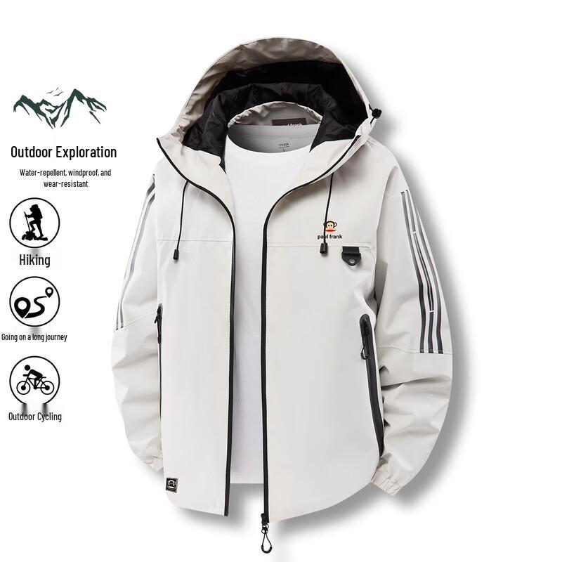 Paul Frank Men s American Casual Outdoor Hooded Jacket 3XL