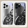 Color Diamond Gradient For IPhone 16 Pro Max 15 P Lus 14 Pro 13 12 Mini 11 P Ro Max X XS 7 8 Plus 2022 Tempered Glass Phone Case