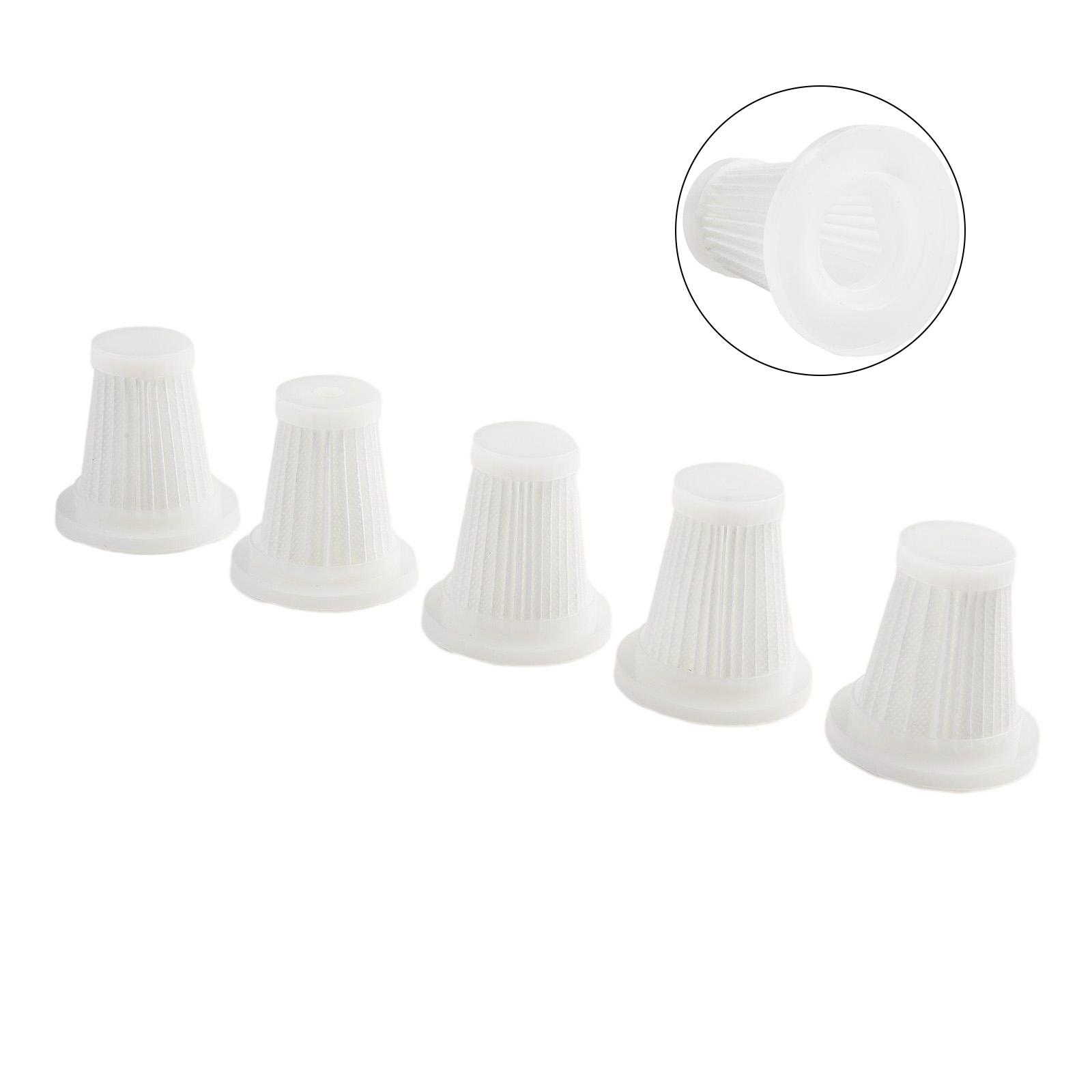 Car Vacuum Cleaner Washable Filters Cordless Vacuum Cleaner Washable Filter Handheld Vacuum Cleaner Accessories 5pcs