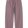 Carhartt WIP Solid Color Loose Fit Zip Casual Pants Men bottoms I03480933I4J