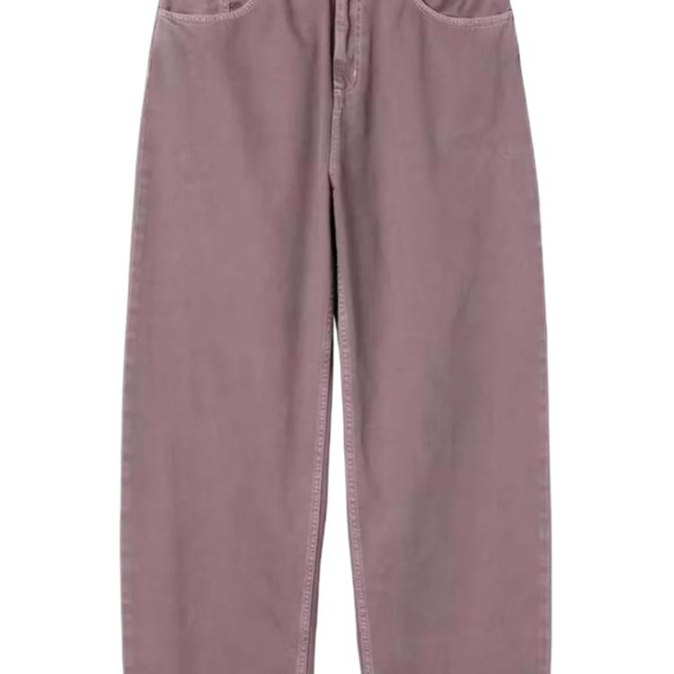 Carhartt WIP Solid Color Loose Fit Zip Casual Pants Men bottoms I03480933I4J